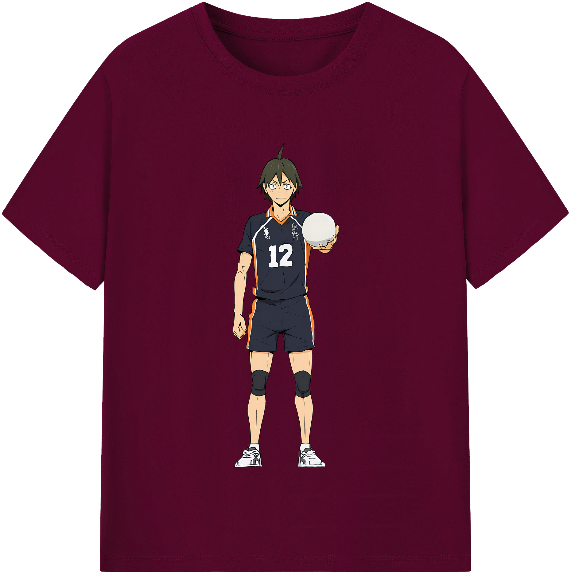 （画像用） ハイキュー!! Haikyu!! レディースカジュアルプリントTシャツ（綿100％）